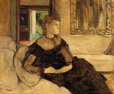 Madame Théodore Gobillard, nacida Yves Morisot de Edgar Degas